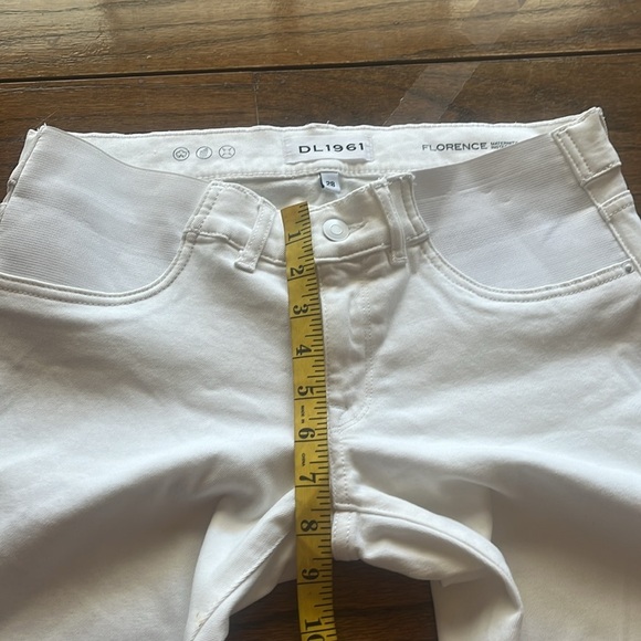 DL 1961 Florence Skinny Maternity Instasculpt Crop Jeans Size 28 - Picture 8 of 14
